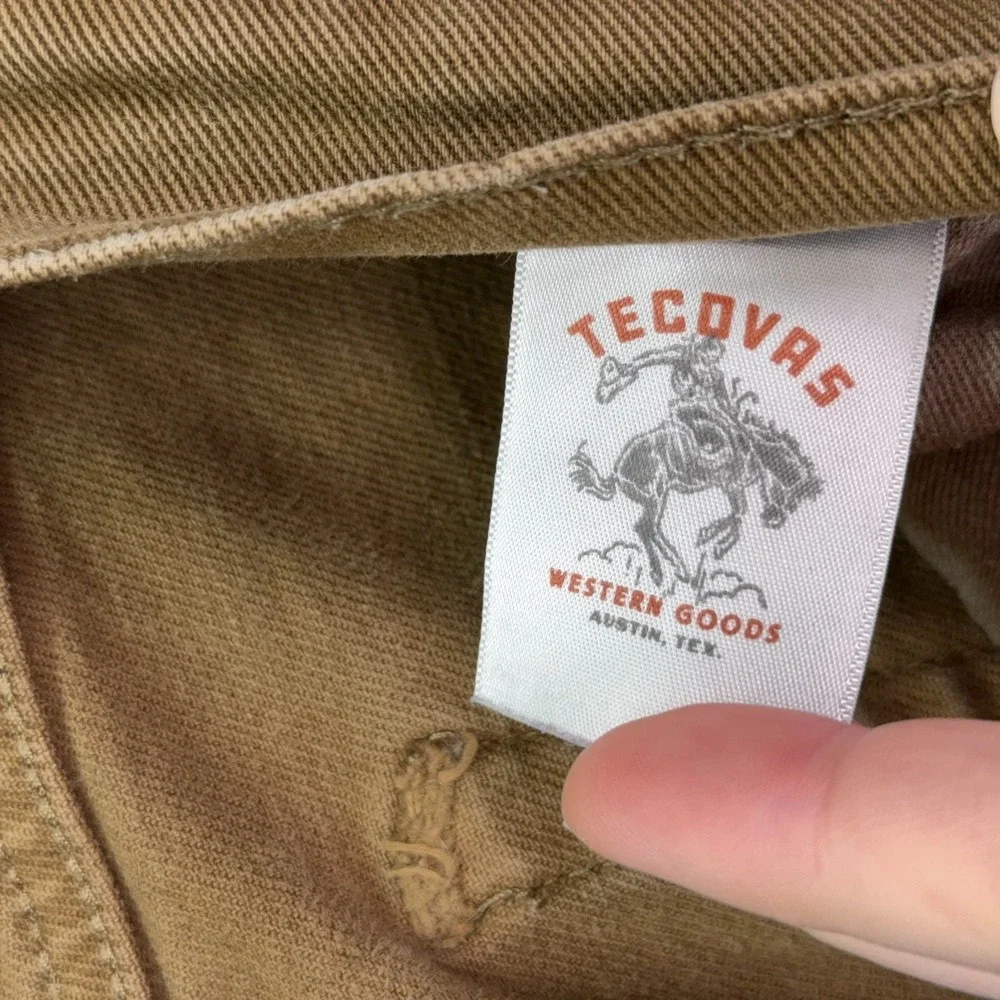Tecovas Jeans Mens 30x32 Brown Straight 5 Pocket Comfort Stretch Western Rodeo